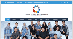 Desktop Screenshot of geetaschool.com