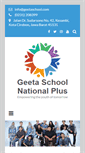 Mobile Screenshot of geetaschool.com