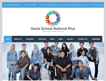 Tablet Screenshot of geetaschool.com